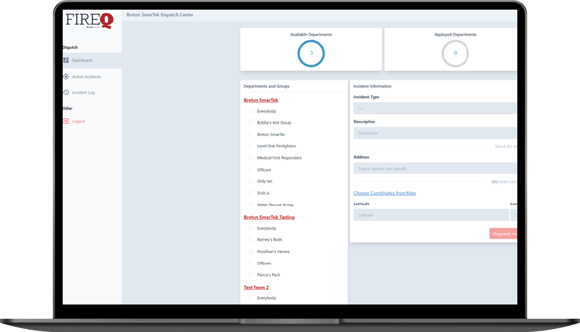 FireQ-Dispatch-Module