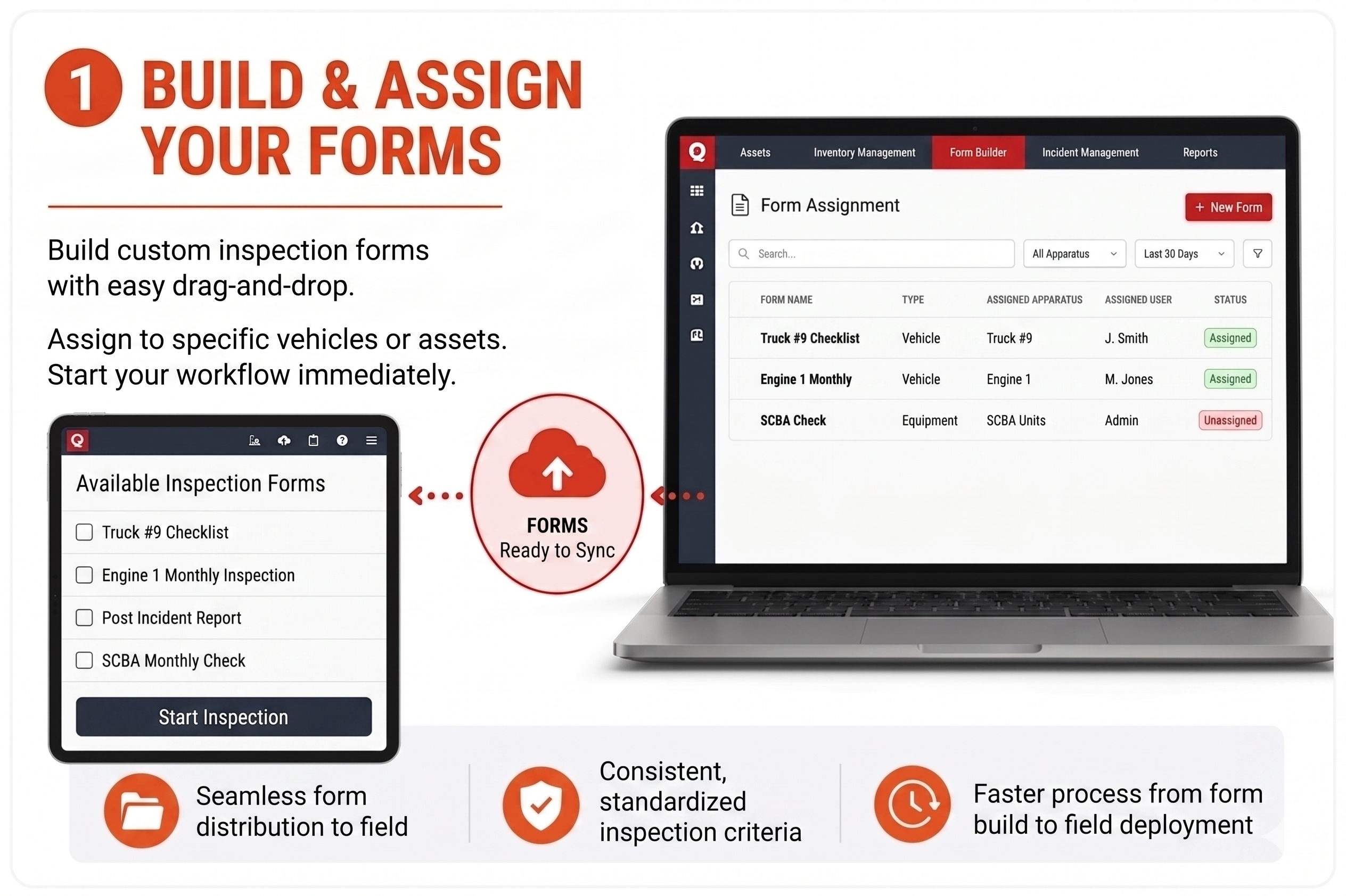 Q-Forms form builder turning paper workflows into digital forms